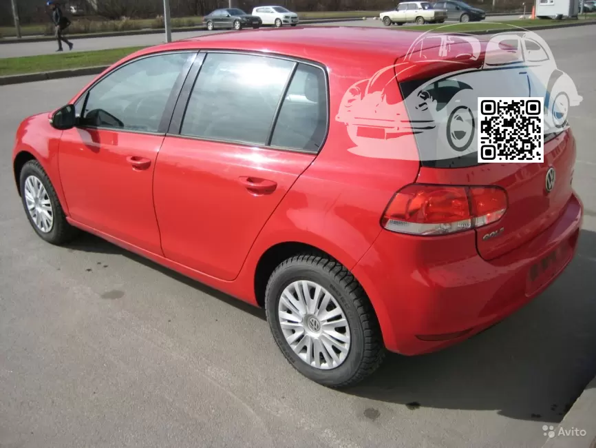 Volkswagen | GOLF 6 | G2, Y3D, LY3D, G2G2 - TORNADO RED, TORNADOROT (СОЛИД) 1