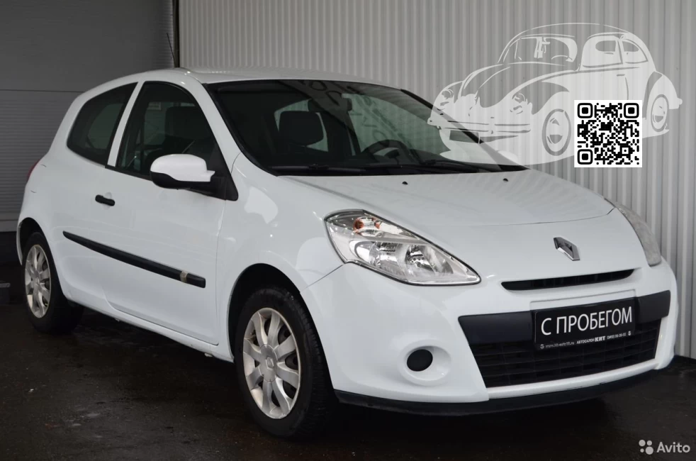 Renault | CLIO 3 (BR, CR, SB, SR) | 369 - BLANC GLACIER, GLACIER WHITE, ARCTIC WHITE, ARKTIS WEISS (СОЛИД) 0