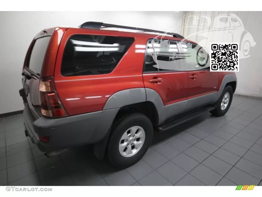 Toyota | 4RUNNER 4 (N210) | 3P1 - IMPULSE RED, IMPULSE RED PEARL (2003) 1