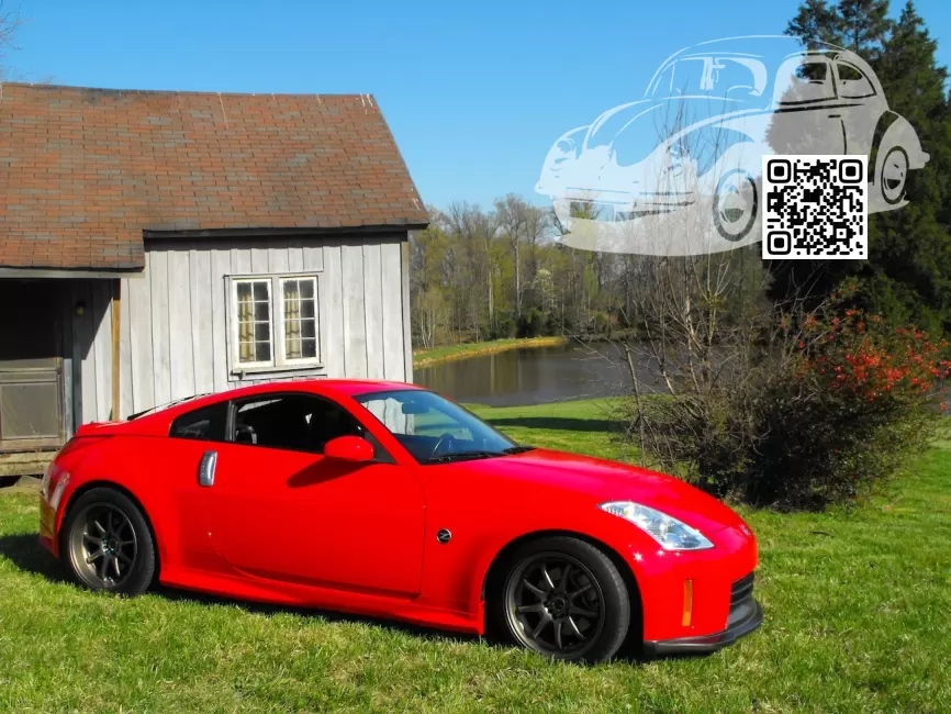 Nissan | 350Z, FAIRLADY Z (Z33, HZ33) | A41 - RED, NOGARO RED, ROSSO RED (СОЛИД) 0