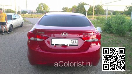 Hyundai | ELANTRA, AVANTE 5 (MD, UD) | YR7 - BRILLIANT RED, GERANIUM RED 3