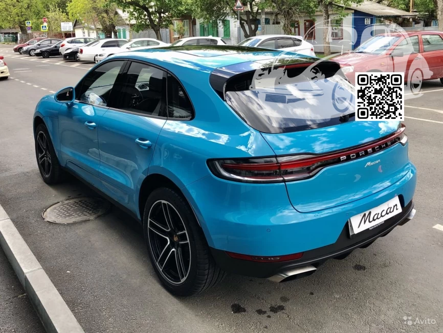 Porsche | MACAN (95B) | J5, M5C, LM5C, J5J5 - MIAMI BLUE, MIAMIBLAU (СОЛИД) (с 2019) 1