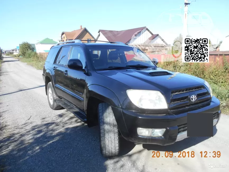 Toyota | 4RUNNER 4 (N210) | 202 - BLACK, BLACK ONYX (СОЛИД) (2003-2009) 0