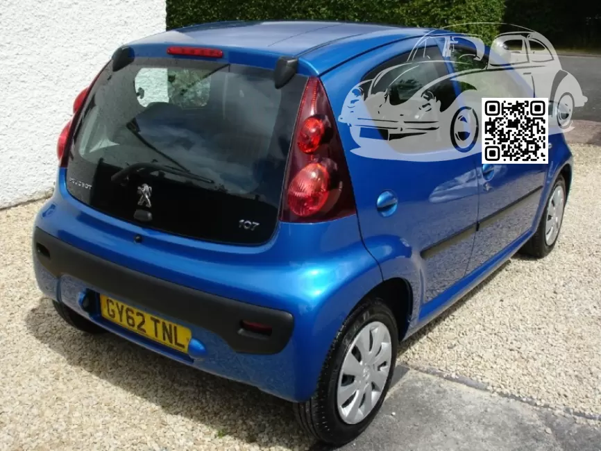 Peugeot | 107 | LX, ELX, LXM0 - BLEU ELECTRA, BLUE ELECTRA 1
