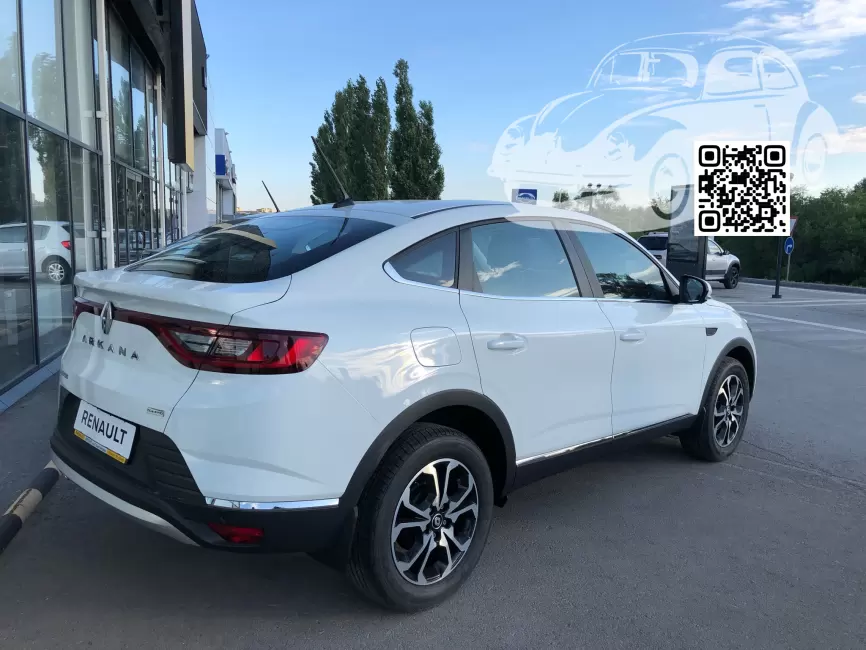 Renault | ARKANA | 369 - BLANC GLACIER, GLACIER WHITE, GLACIER VALKOINEN, ARCTIC WHITE, ARKTIS WEISS (СОЛИД) 1