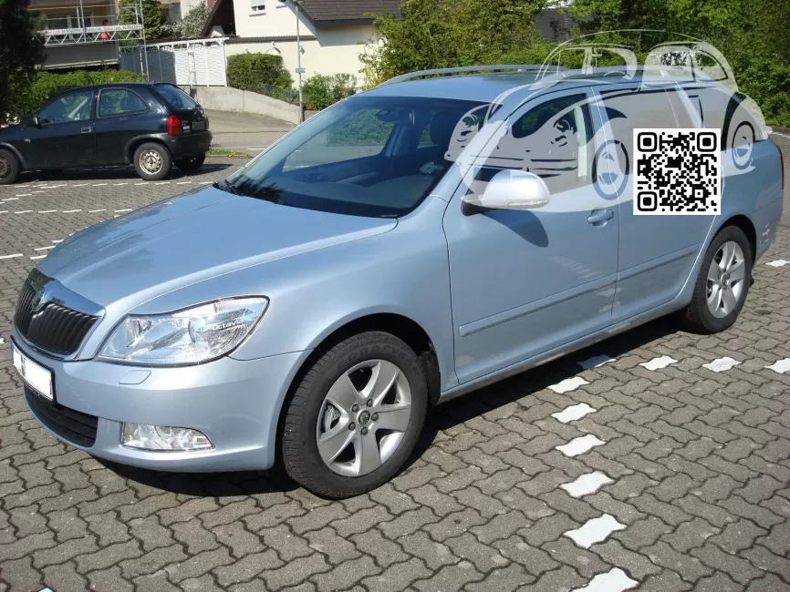 Skoda | OCTAVIA 2 (1Z, A5) | 9452, 3U, LF8K, 3U3U - AQUA BLUE, AQUABLAU, MODRA AQUA 0