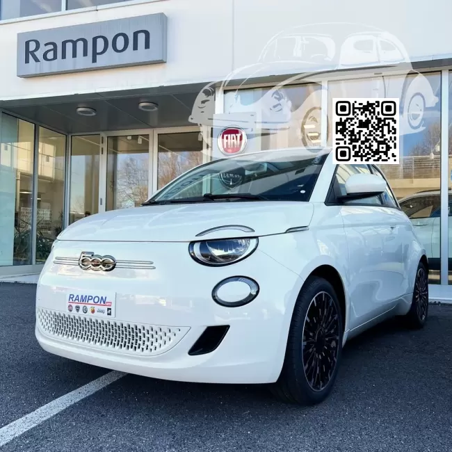 Fiat | 500e | 268, 268A, 268/A, 4H5 - BIANCO GELATO, BIANCO GHIACCIO, BLANC GELATO PASTEL, BELA GELATO, GELATO WEISS, ICE WHITE (СОЛИД) 0