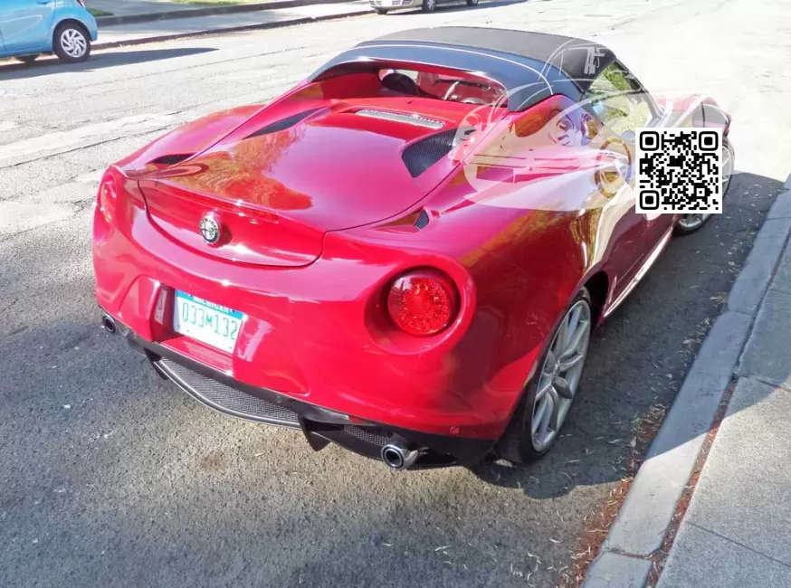 Alfa Romeo | 4C (960) | 289, 289A, PRW, 74F - ROSSO ALFA, ALFA RED (СОЛИД) 1
