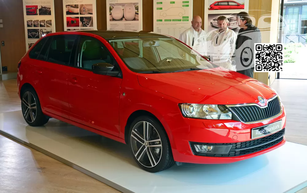 Skoda | RAPID (NH1, NH3, NK3) | 8151, 8T, LF3K, 8T8T - CORRIDA RED (СОЛИД) 0