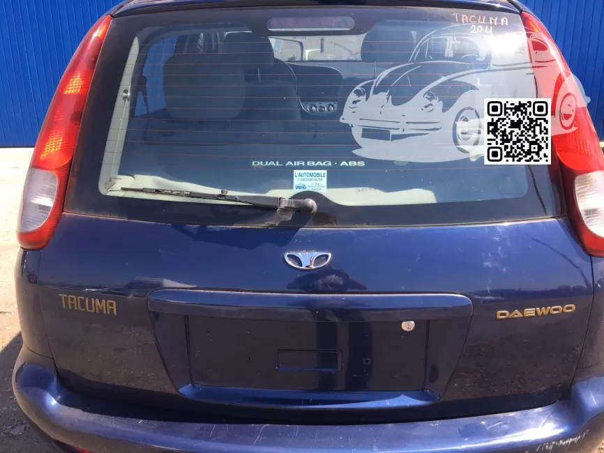 CHEVROLET, DAEWOO | REZZO, TACUMA | 20U - PACIFIC BLUE (DAEWOO TACUMA) 1