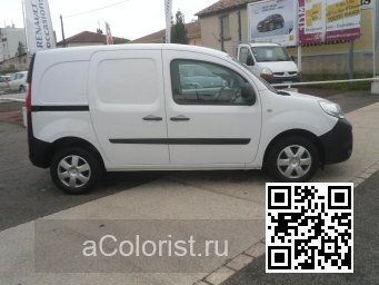 Renault | KANGOO 2 | QNG - BLANC MINERAL, MINERAL WHITE (СОЛИД) 1