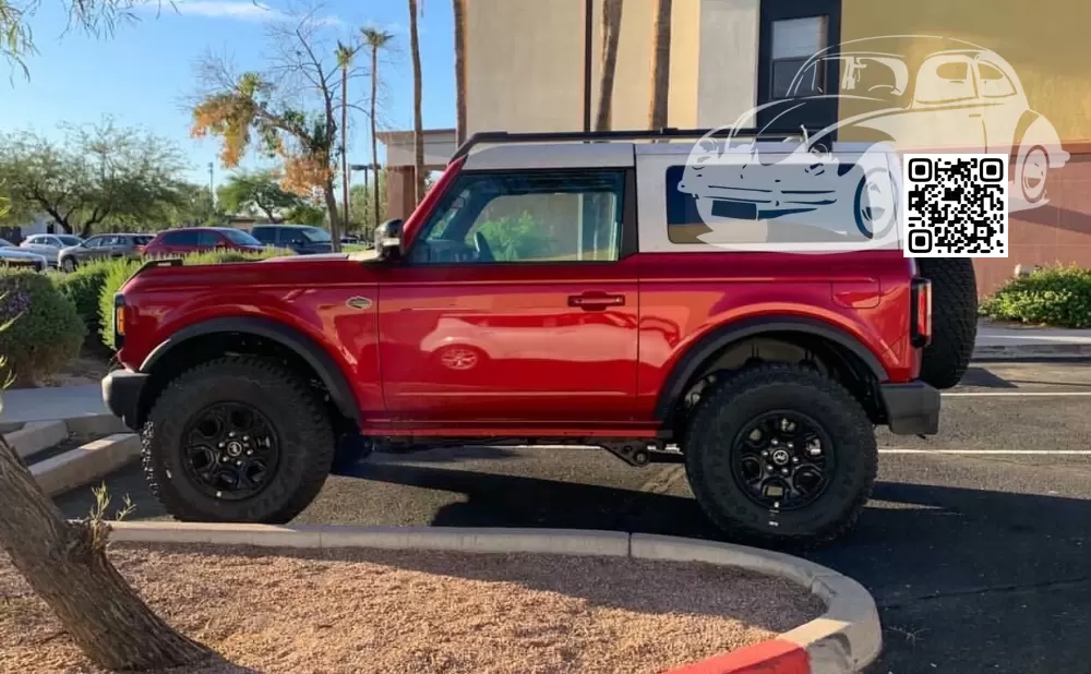 Ford | BRONCO | D4, 7444, LRSEWTA, 7443 - LUCID RED, RAPID RED, RAPID RED METALLIC TINTED CLEARCOAT, RED CARPET TINTED CLEARCOAT (с 2020) 0