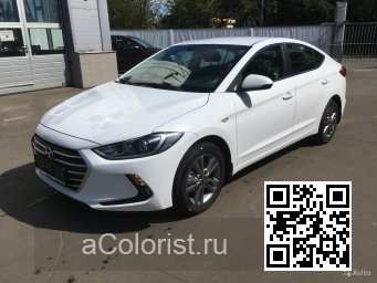 Hyundai | ELANTRA, AVANTE 6 (AD) | WAW - CERAMIC WHITE, POLAR WHITE (СОЛИД) 0