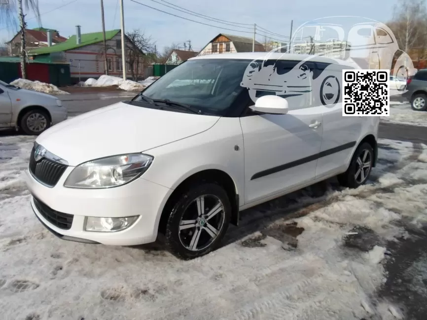 Skoda | FABIA 2 | 1026, 9P, LF9E, 9P9P, B4, B9A, LB9A, B4B4 - CANDY WHITE, BILA CANDY, CANDYWEISS (СОЛИД) 0