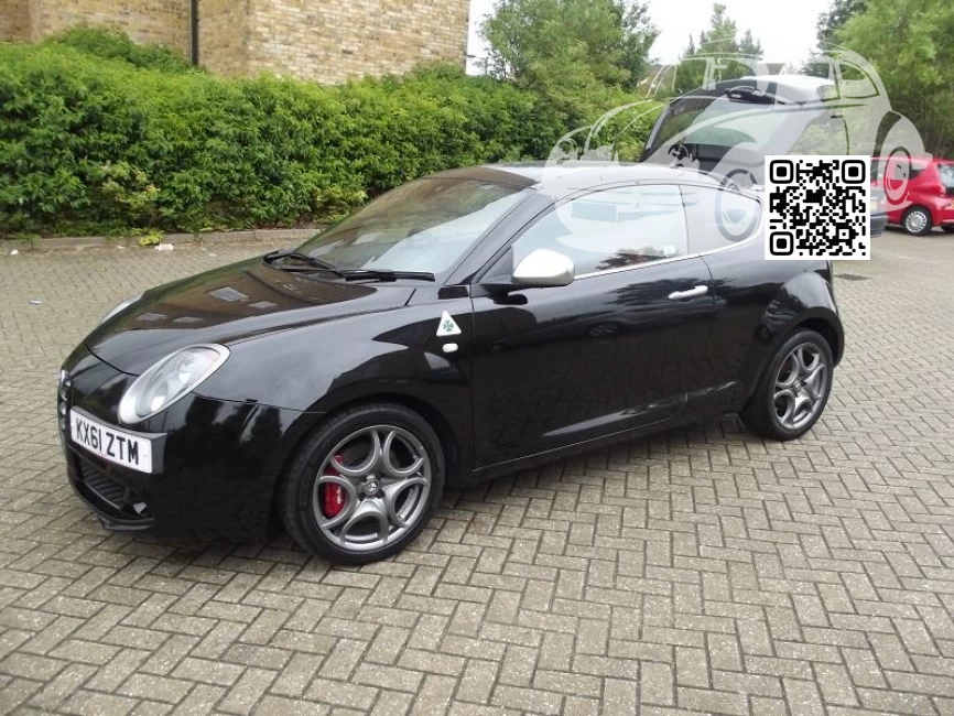 ALFA ROMEO | MITO (955) | 601, PX8, 5CG - NERO, NERO ALFA, ALFA BLACK (СОЛИД) 0