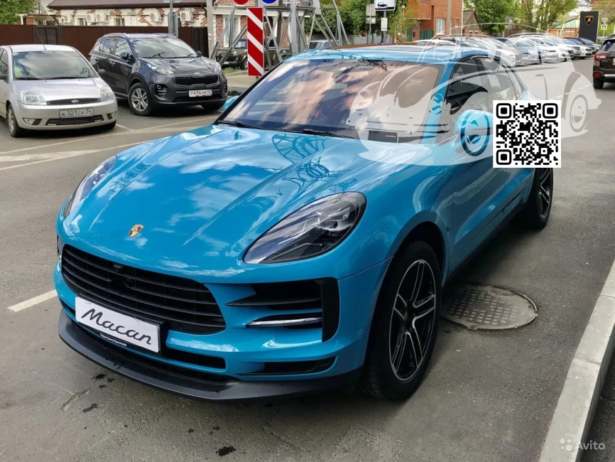 Porsche | MACAN (95B) | J5, M5C, LM5C, J5J5 - MIAMI BLUE, MIAMIBLAU (СОЛИД) (с 2019) 0