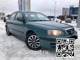 Hyundai | ELANTRA 3 (XD) | VZ - TRITON GREEN, SPRUCE GREEN 2