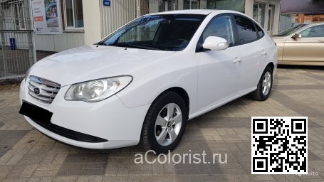 Hyundai | ELANTRA, AVANTE 4 (HD) | 7F - CRYSTAL WHITE, CAPTIVA WHITE (СОЛИД) 1