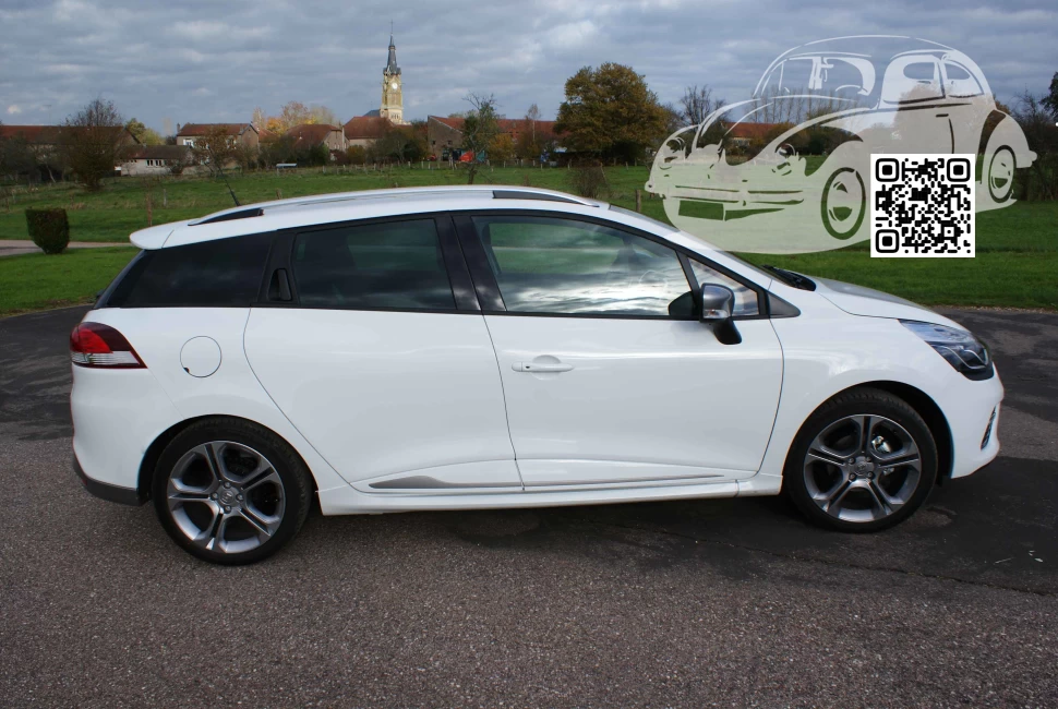 Renault | CLIO 4 (X98) | 369 - BLANC GLACIER, GLACIER WHITE, GLACIER VALKOINEN, ARCTIC WHITE (СОЛИД) 0