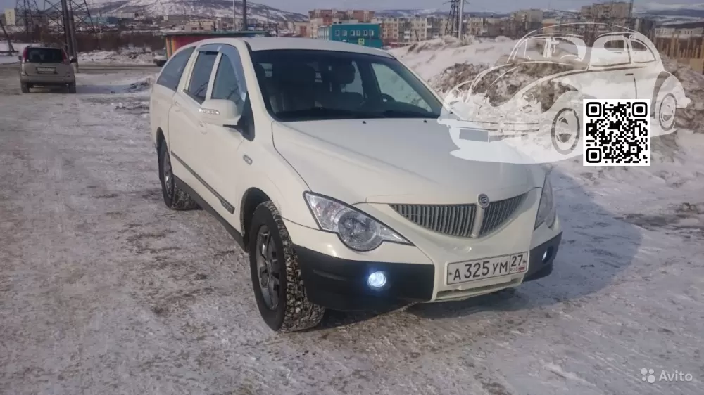 SsangYong | ACTYON SPORTS | WAA - GRAND WHITE, IVORY (СОЛИД) 0