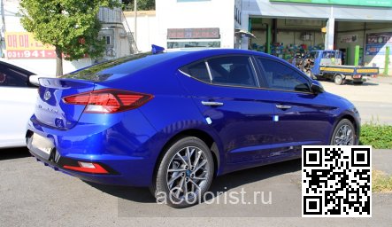 Hyundai | ELANTRA, AVANTE 6 (AD) | YP5 - INTENSE BLUE (с 2019) 1