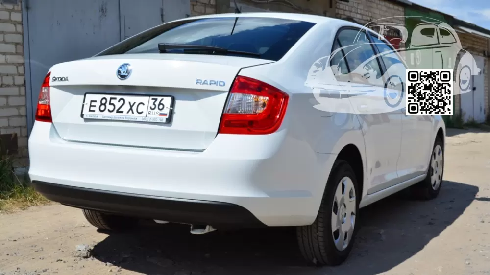 Skoda | RAPID (NH1, NH3, NK3) | 0Q, C9A, LC9A, 0Q0Q - PURE WHITE, CISTA BELA, PURE WEISS (СОЛИД) 1