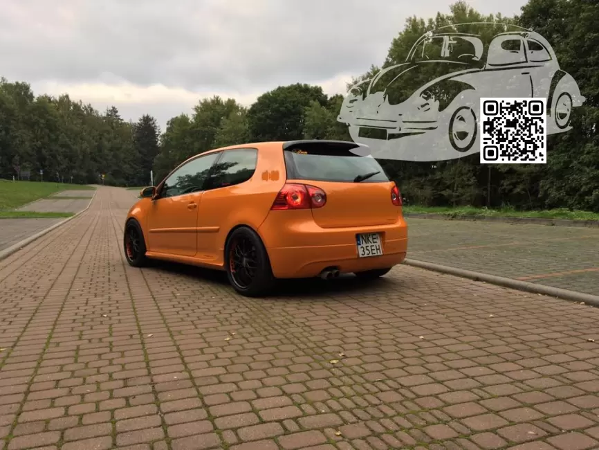 Volkswagen | GOLF 5 | D2C, LD2C, 9208 - MAGMA ORANGE (СОЛИД) (GTI Mk5 Fahrenheit Edition) 1
