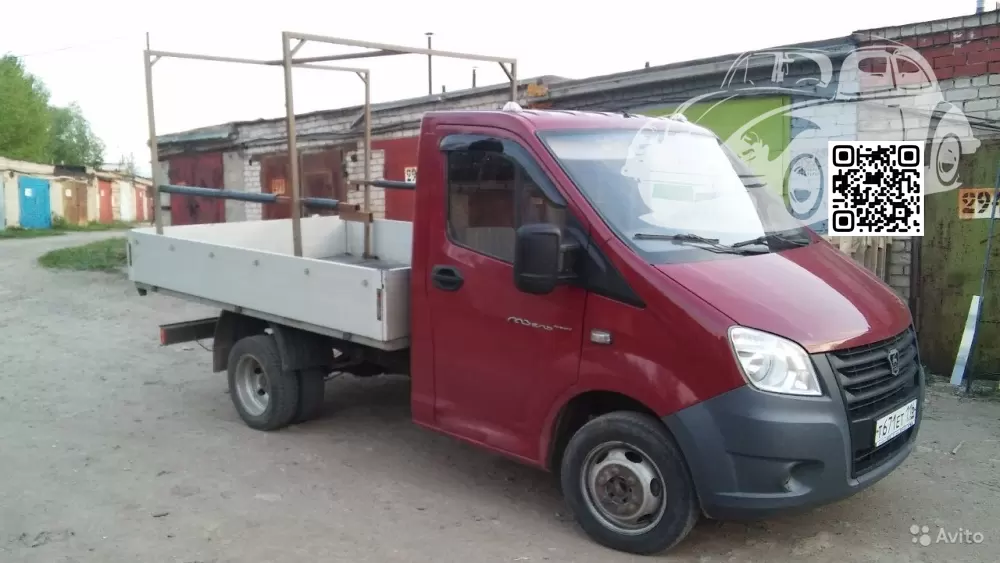 GAZ | NEXT (ГАЗЕЛЬ НЕКСТ, GAZelle NN) | CHILE (ТЁМНО-КРАСНЫЙ) (СОЛИД) 1