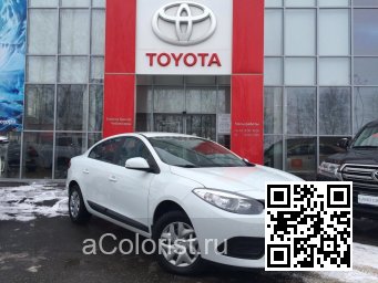 Renault | FLUENCE | 369 - BLANC GLACIER, ARKTIS WEISS (СОЛИД) 1