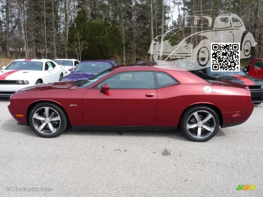Dodge | CHALLENGER 3 (LC) | MRR, PRR - HIGH OCTANE RED PEARL (2014-2016) 1