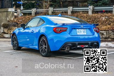 Scion | FR-S (ZN6) | DAR - BRIGHT BLUE, NEPTUNE BLUE (СОЛИД) (с 2019) 2