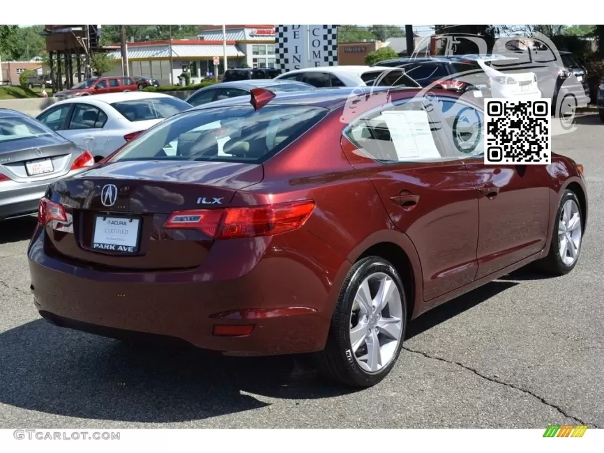 Acura-ILX (DE1/2/3)-R543P, R543PX - CRIMSON GARNET PEARL (2013-2015) 2