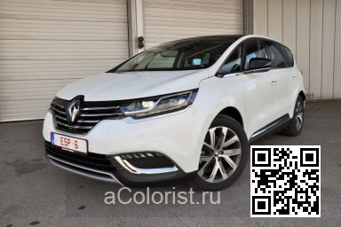 Renault | ESPACE 5 | 369 - BLANC GLACIER, GLACIER WHITE, GLACIER VALKOINEN, ARCTIC WHITE, ARKTIS WEISS (СОЛИД) 0