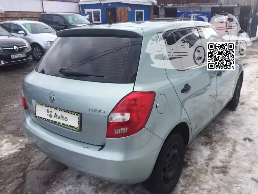 Skoda | FABIA 2 | 9559, 8B, LF7W, 8B8B - ARCTIC GREEN, ZELENA ARCTIC 1
