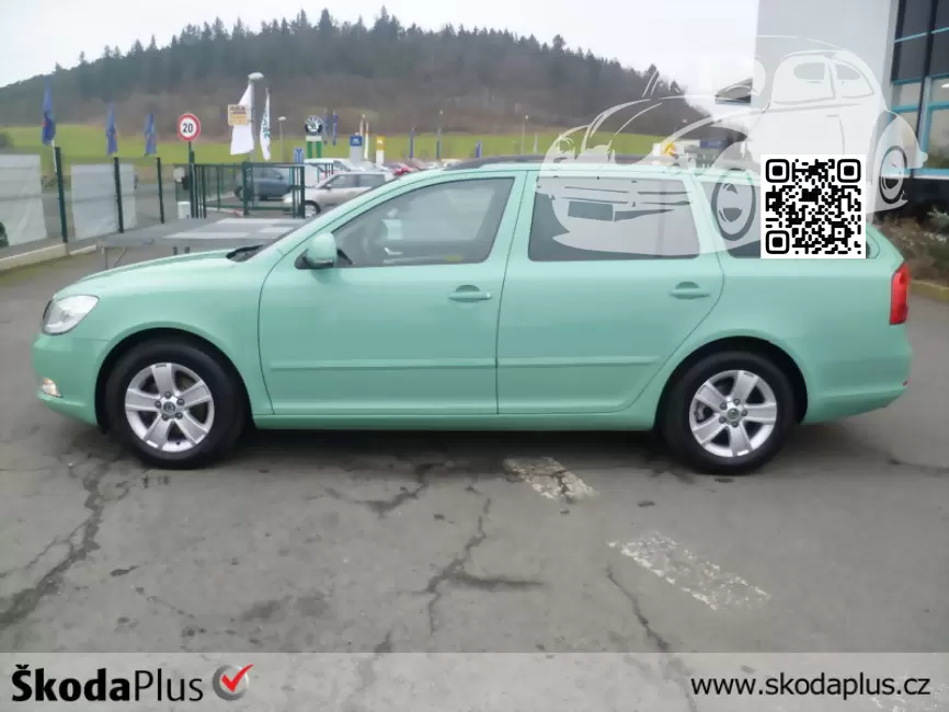 Skoda | OCTAVIA 2 (1Z, A5) | 5110, 5Y, F6R, LF6R, 5Y5Y, 9663 - FANTASY GREEN, ZELENA FANTASY, FANTASYGRUEN (СОЛИД) 1
