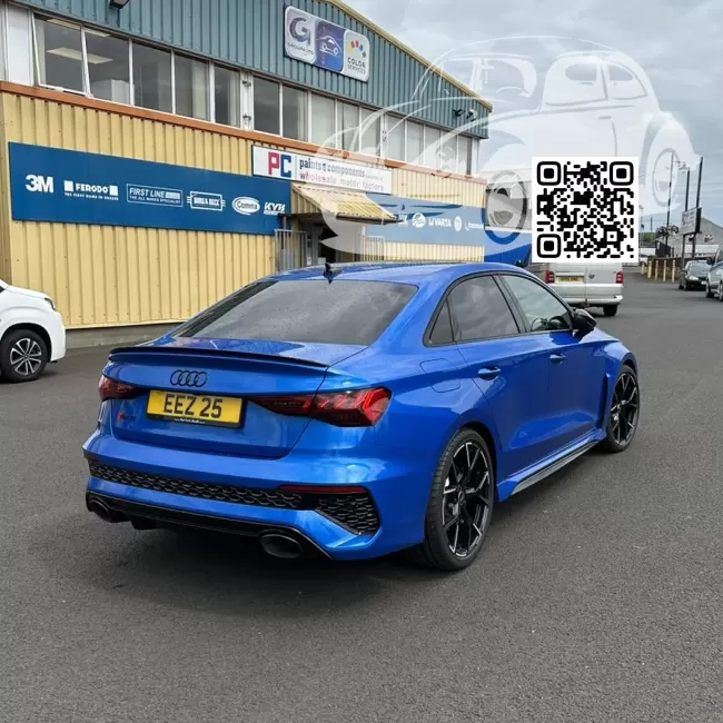 Audi | A3, A3 Sportback IV (8Y) | X5J, LX5J, K6, K6K6 - ARA BLUE CRISTALL, ARABLAU, MACAW BLUE/BLU ELEOS 1