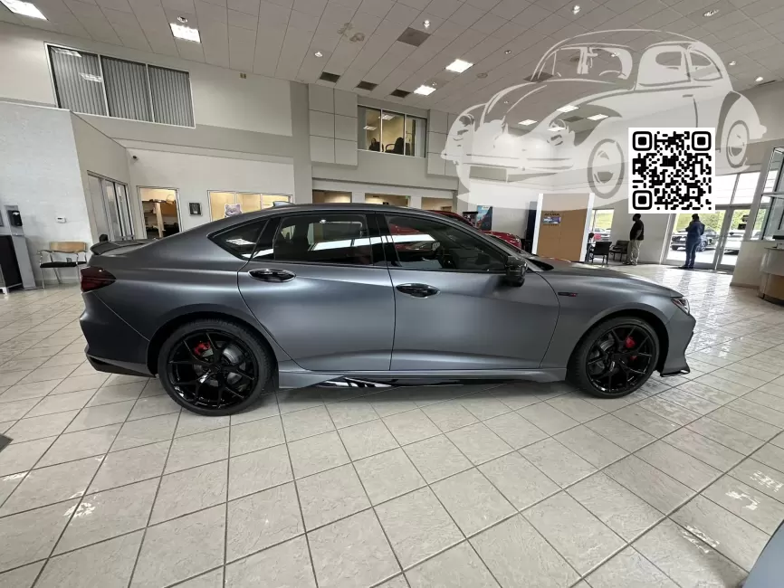 TLX 2 | NH919M - GOTHAM GRAY MATTE, CARBON MATTE GUM (Acura TLX Type S PMC Edition) 1