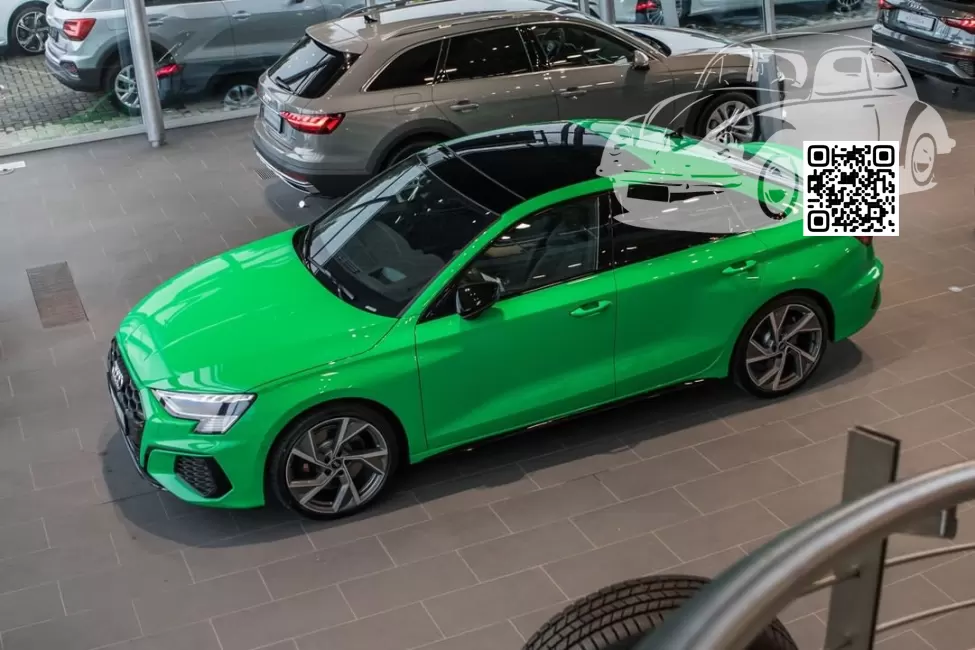 Audi | A3, A3 Sportback IV (8Y) | 2D8, L2D8 - GRUN UNI, PORSCHE GRUN, PORSCHE GREEN, GRUN UNI (СОЛИД) (Porsche) 0