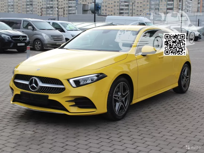 Mercedes | A-Class (W177) | 914, 914U, 1914 - SUNNY YELLOW, SONNENGELB UNI, SUN YELLOW (СОЛИД) 0