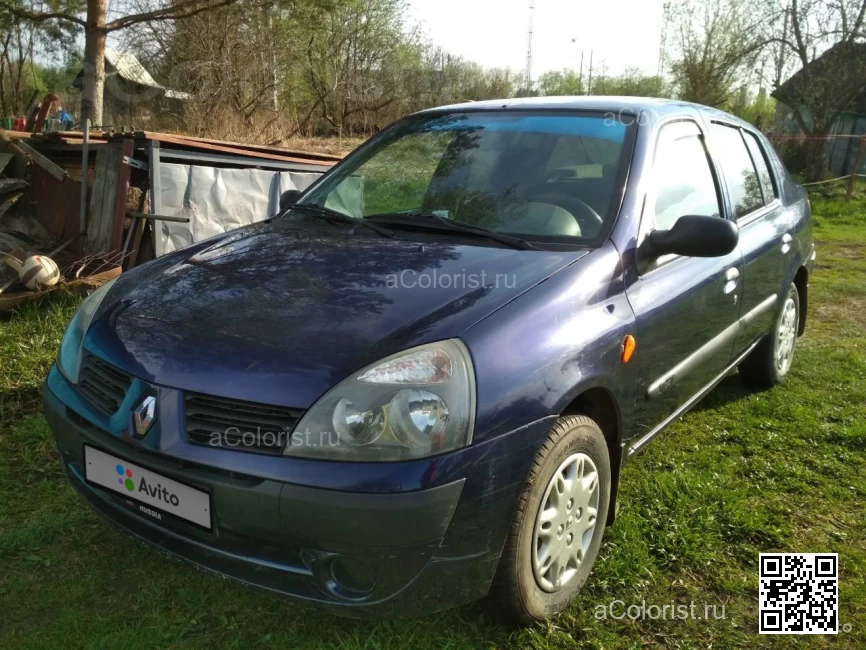 RENAULT | CLIO SYMBOL 2 (X65) | F43 - BLEU ENCRE, BLUE ENCRE 0
