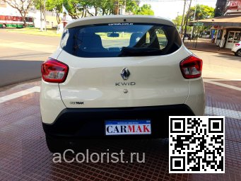 Renault | KWID (BW) | D16 - IVORY, BLANC IVOIRE, BLANCO MARFIL (СОЛИД) 4