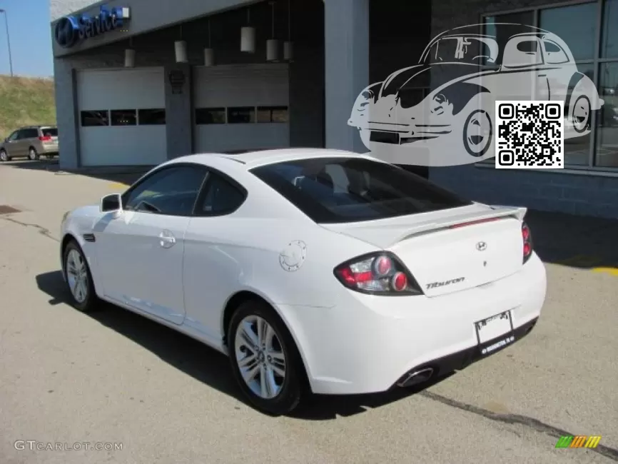 Hyundai | COUPE, TIBURON, TUSCANI (GK, GK F, L2) | 7F, EC - CRYSTAL WHITE, CAPTIVA WHITE (СОЛИД) (2007-2008) 1