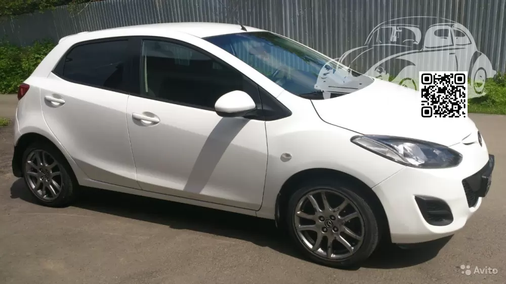 Mazda | 2 (DE) | A4D - ARCTIC WHITE, RALLY WHITE (СОЛИД) 0