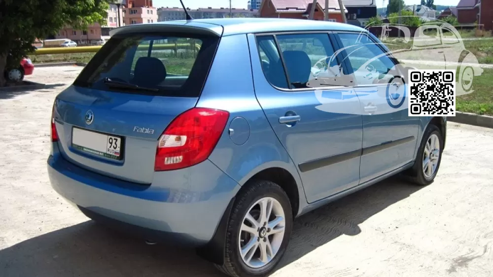 Skoda | FABIA 2 | 9154, 5T, LF5X, 5T5T - SEDAMODRA SATINE, SATINE BLAU, SATIN GREY 1