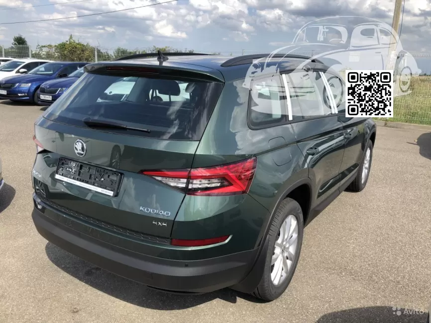 Skoda | KODIAQ (NS7) | LG6Y, 2A, G6Y, 2A2A - EMERALD GREEN, ZELENA EMERALD, VERT EMERAUDE, EMERALD GRUN (с 2018) 1