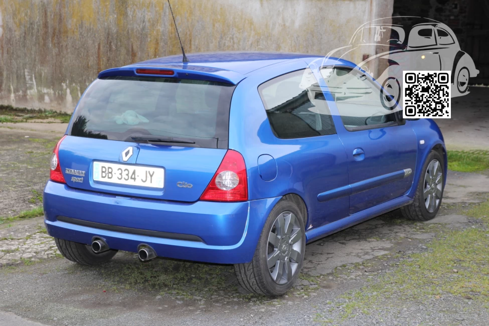 RENAULT | CLIO SYMBOL 2 (X65) | J41 - BLEU ARTIC, ARCTIC BLUE 1