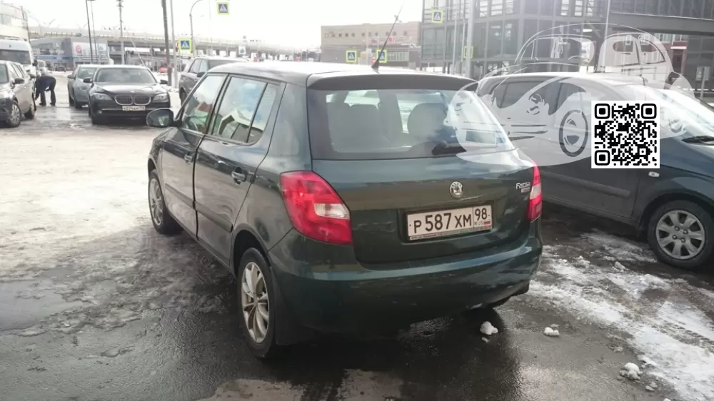 Skoda | FABIA 2 | 9572, 7A, LF6K, 7A7A - HIGHLAND GREEN, ZELENA HIGHLAND, HIGHLAND GRUEN 1