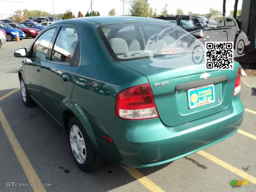 Chevrolet | AVEO (T200, T250) | 34U - MODERN GREEN 1