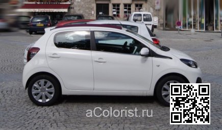 Peugeot | 108 | P8, KWD, P0P8 - BLANC LIPIZAN, LIPIZZAN WHITE, LIPIZAN WEISS (СОЛИД) 3