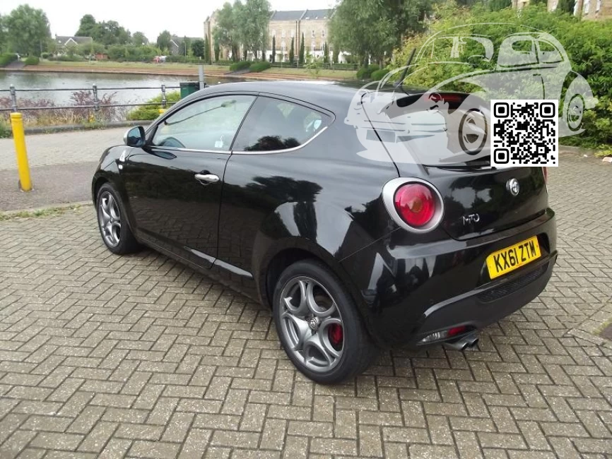 ALFA ROMEO | MITO (955) | 601, PX8, 5CG - NERO, NERO ALFA, ALFA BLACK (СОЛИД) 1